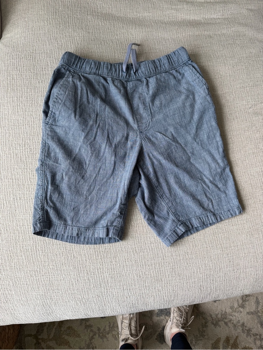 Sonoma Men's Light Blue Elastic Waist Shorts